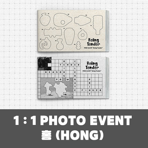 [홍][7/12 1:1 포토회] POW (파우) - 3rd EP [Being Tender] (Photobook Ver.)-thumbnail