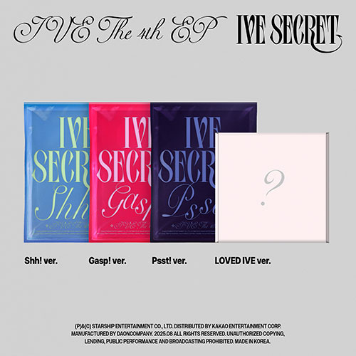 [애플특전][세트/앨범4종] 아이브 (IVE) - THE 4th EP [IVE SECRET]-thumbnail
