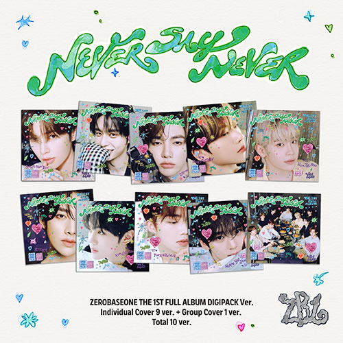 [10/15 대면 팬사인회] ZEROBASEONE - THE 1ST FULL ALBUM [NEVER SAY NEVER] (DIGIPACK Ver.)-thumbnail