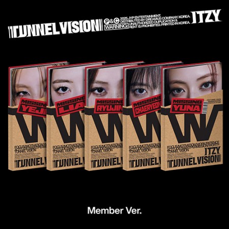 [애플특전][세트/앨범5종] ITZY (있지) - TUNNEL VISION (Member Ver.)-thumbnail